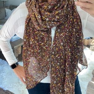 Nordstrom Floral Scarf